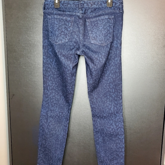 Gap 1969 Women’s Blue Skinny Jeans Animal Print - 29 - Picture 4 of 8